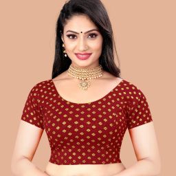 Round Neck Women Blouse-image-33