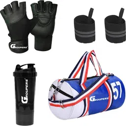 groupers HGC-SPD-GLVS-WB-57-BLUWHT Home Gym Combo-picture-30
