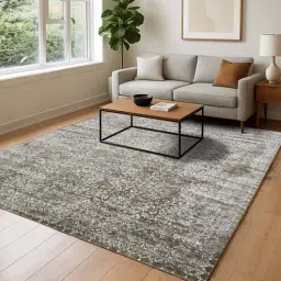 obsessions Cream and Olive Persian 5x7 Feet Machine Made Carpet-picture-12