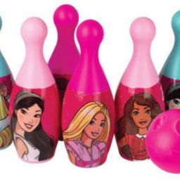 Barbie Bowling Set 6 pins & 1 Boll Play For Kids. Sports Bowling Set-image-11