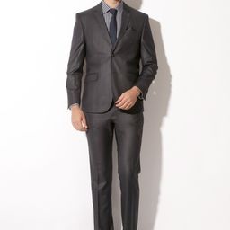 van heusen Men 2 Piece Solid Suit-picture-16