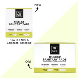 pee safe Reusable Sanitary Pads (6 Regular Pads + 2 Overnight Pads) Sanitary Pad image 3