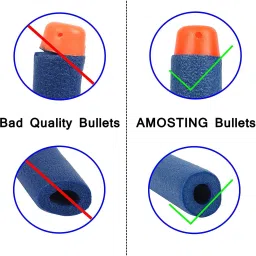 bnmtoys Plastic Foam Toy Bullet Dart Bullets for Elite Guns & Darts Soft Tip Dart Soft Tip Dart image 4