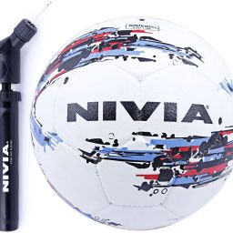 Storm Football + Double Action Ball Pump Football - Size: 5-image-43
