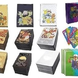 Poke mon Card for Kids Real Hp V Max GX EX V Star Special Addition Trading Cards-1