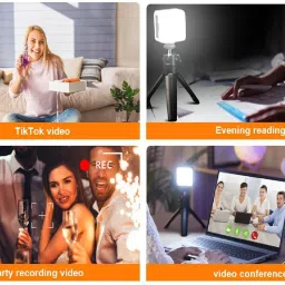 DHAN GRD AY49 Vlogging Kit Making (Mic, Selfie Light, Tripod Stand, Mobile Holder, Mount) Monopod, Monopod Kit, Tripod, Tripod Kit image 4