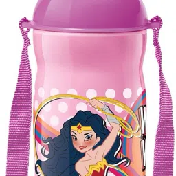 Kool Prime 400 Thermoware Plastic Water Bottle,PINK 400 ml Water Bottle-image-45