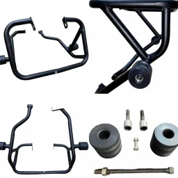 LEGGUARD with Frame Slider for MT 15 MT-15 BS4 or BS6 Models Bike Crash Guard-image-2