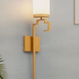 Diagon Gold Metal and Glass Wallchiere by Kapoor LampShades-picture-33