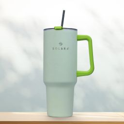 Elixir Insulated with Lid and Straw, Hot & Cold, Office,Travel, Gym, Lemon Drop Stainless Steel Tumbler-26