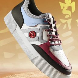 Naruto Color Block Low-Top Sneakers For Men-image-36