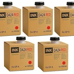 GPN PRINT DA 24 Ink Compatible for Riso Duplo Duplicator (600ML) Red Ink Cartridge-image-81