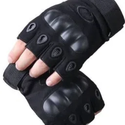 AKIA CREATION Half Finger Hard Knuckle Army Shooting Breathable Gym & Fitness Driving Gloves-image-85