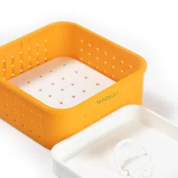 Paneer Maker, Tofu, Sprouts Press Mould Paneer Making Mould with Lid Strainer Strainer-image-9