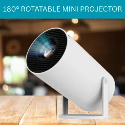 SACRO Smart (Projector) 1080P & 4K Support Rotatable Design With Netflix/Prime etcW276 (4500 lm / 1 Speaker / Wireless / Remote Controller) Portable Projector-17