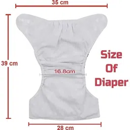 stakipo Free Size Cloth Button Diaper Combo - 2 diaper with black insert (yellow orange) image 4