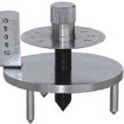 Spherometer Double Disk Brass Radius Gauge-13