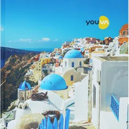 Youva Case Bound Long Book 21x29.7 cm Single Line Regular Notebook Single Line 288 Pages-12