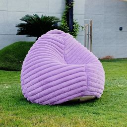 Jumbo bean bag fur stripes Teardrop Bean BagWith Bean Filling-picture-15