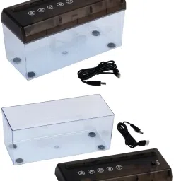 Inditradition Battery & USB Operated A4 Paper Shredder Machine, Compact with Strong (Black) Paper Trimmer image 3