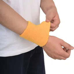 Unisex 5" Cotton Rich Multisports Sweatband Men Wrist Band-image-4