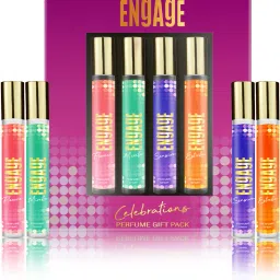 Gift Set Celebrations Perfume Spray, Long Lasting Wedding Hamper by ITC (25mlx4) Perfume-100 ml-image-10