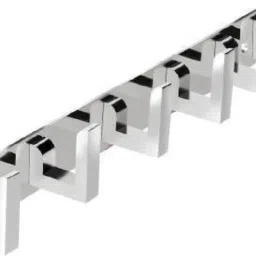 Pack Of 1-Classic Glossy 6 Pin Cloth Hanger Bathroom Wall Door Hooks For Hanging keys,Clothes Holder Hook Rail 6-image-24