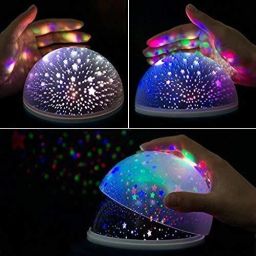 fonicy Rotating LED Star Moon Lamp Table Lamp image 3