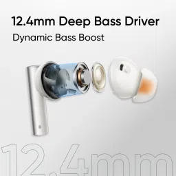 realme Buds Air 6 with 50dB ANC, 12.4mm Bass Driver, Hi-Res LHDC and 40 hours Playtime Bluetooth Headset image 5