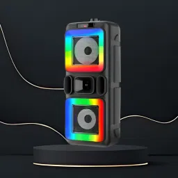 SACRO Bluetooth Party Speaker With Karaoke Mic & RGB Lights Immersive Stereo SoundG474 40 W Bluetooth Party Speaker-picture-16