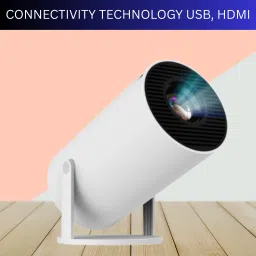 Guggu Smart (Projector) 1080P & 4K Support Rotatable Design With Netflix/Prime etcW133 (4500 lm / 1 Speaker / Wireless / Remote Controller) Portable Projector-18