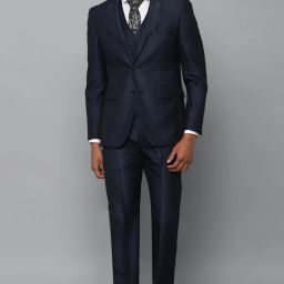Men Single Breasted - 2 button Solid Suit-image-73