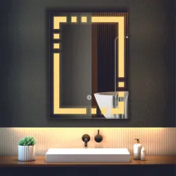 Led Mirror with Light Bathroom Wall Decor Makeup Room 18x24 Inch LT75 Bathroom Mirror-image-87