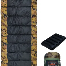 -10 Degree|Soft Fur Lining |Air Travel Pillow|Soft and Warm Adventure Sleeping Bag-image-1
