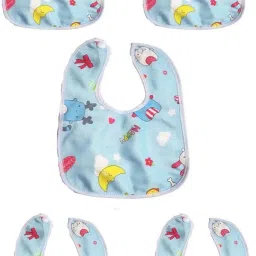 Waterproof and Quick Dry Baby Bibs Pack of 5-image-93