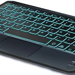 Proelite Bluetooth TouchPad Keyboard Upto 11.5 inch Built-in 7-Colors Backlit Bluetooth Standard Tablet Keyboard Compatible with Tablet image 3