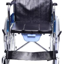 easylife Foldable Commode U-Cusion Commode Manual Wheelchair image 2