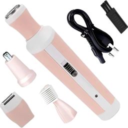 KEMIEY Professional Facial Hair Removal For Women,4 In 1 Hair Remover Shaver For Women-image-34