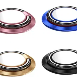 befunky Magnet Mobile Finger Ring Holder [360° Rotation] for All Smartphones & Tablets (4 pcs) Mix Mobile Holder-17