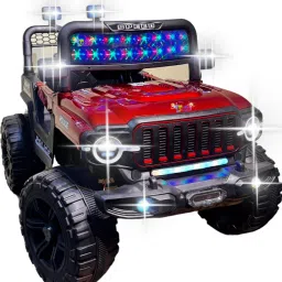 "Powerful Ride-On Jeep with Big Wheels & Muscular Off-Road Style" Jeep Battery Operated Ride On-3