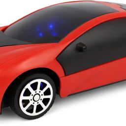 RC Sports Car Toy with Flashing LED Lights–27MHz Remote Controlled Vehicle-image-115