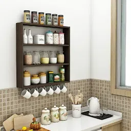 KITCHEN WALL SHELVES USE FOR KITCHEN DECORE MDF (Medium Density Fiber) Wall Shelf-picture-17