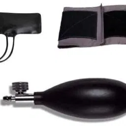 SSS BP Cuff with Bladder [Armlet] Valve and Bulb For Diamond & Other Brands BP BLACK Bp Monitor Cuff-9
