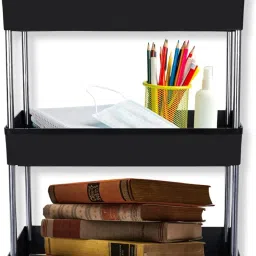 kitchen storage vegetable Plastic, Steel Kitchen Trolley-28