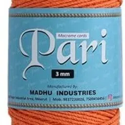 Dori Thread | 3mm Twisted (3Ply) | Orange | 200-250 Metres | 1kg Spool |-image-91