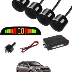 Black 4 Parking Reverse Safety Sensor For Vehicles-322 Universal Reverse Black Parking Sensor With Buzzer And LED Display-322 Parking Sensor-image-63
