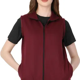 zuvino Women Solid Fleece Jacket-picture-15