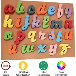 Wooden Cursive Small Alphabets Letters a To z English Alphabets Jigsaw Puzzle-19