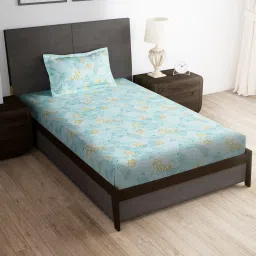 180 TC Microfiber Single Printed Flat Bedsheet-21