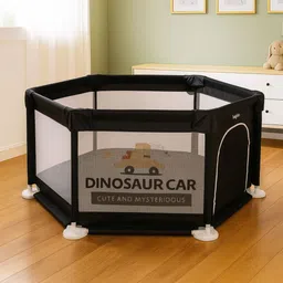 baybee Neo Kids Playpen Playard for Baby Play Area with Zipper Lock & Corner Protection-picture-18